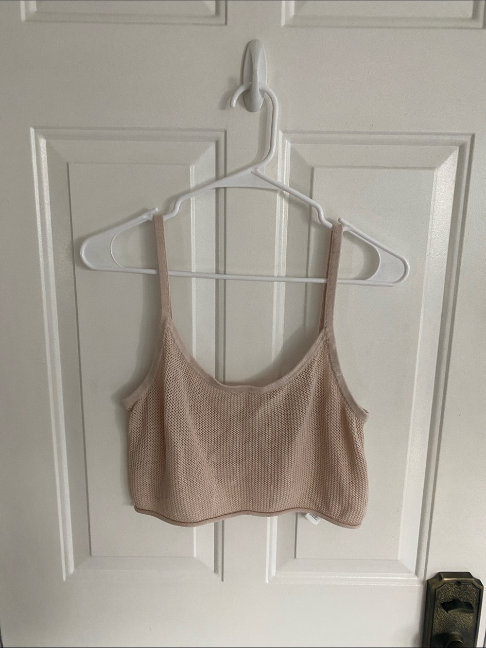 Silk Cashmere Cropped Heat Wave Tank